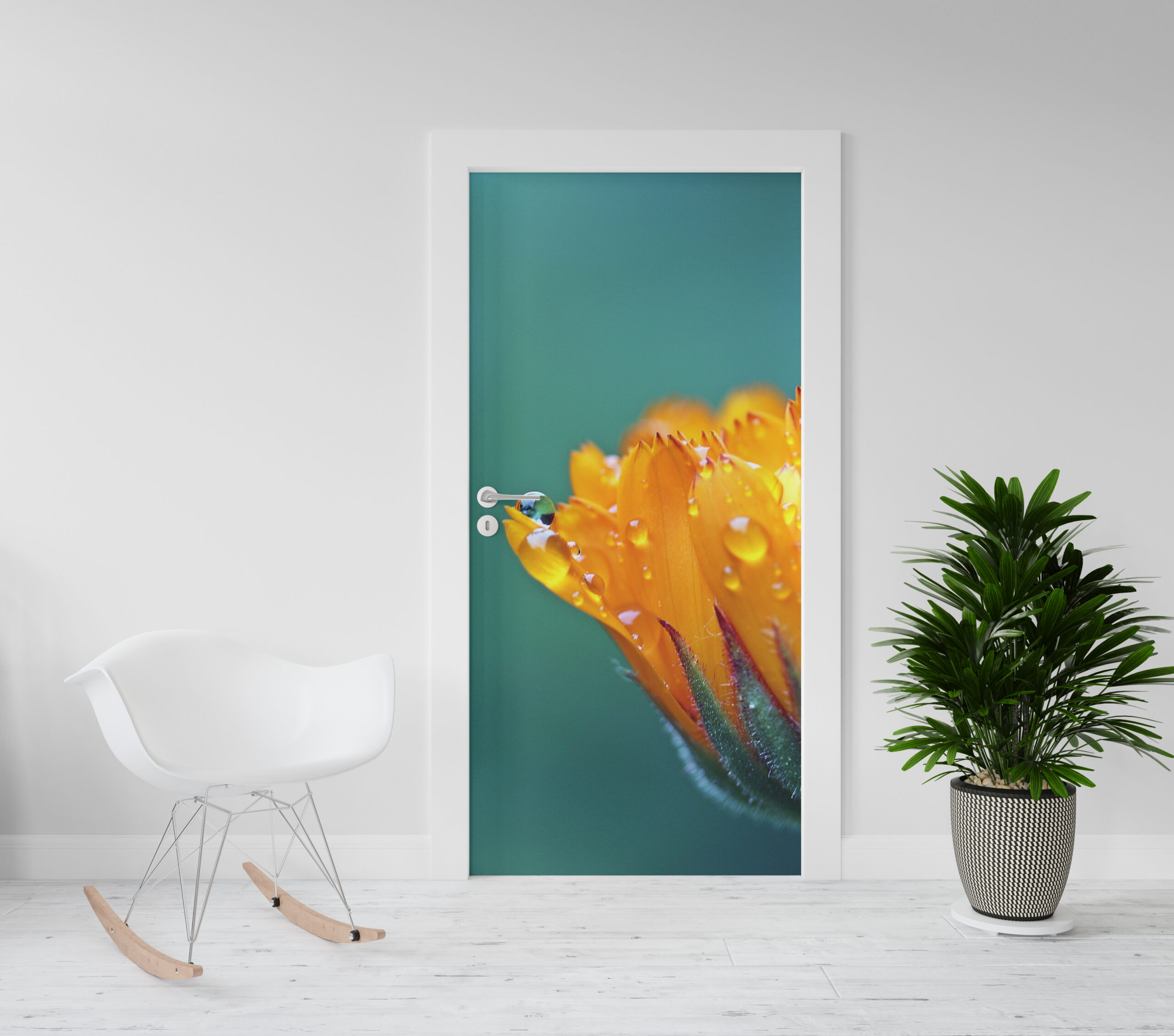Deursticker Bloemen 5
