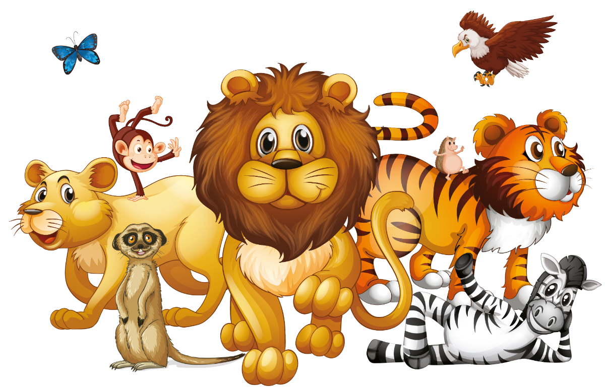 Behang Op safari