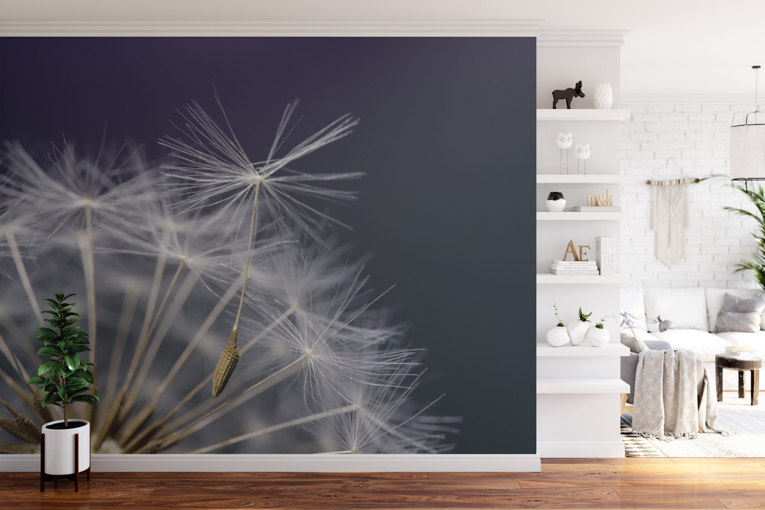Behang Paardenbloem