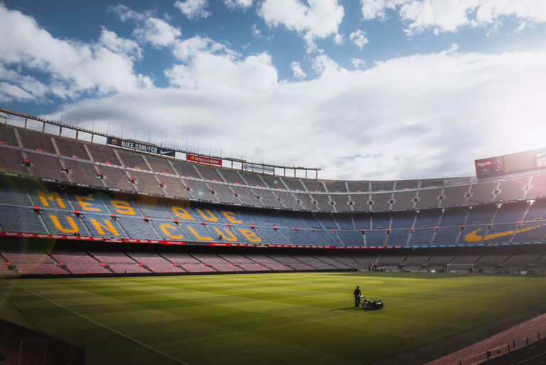 Behang Klein Camp Nou
