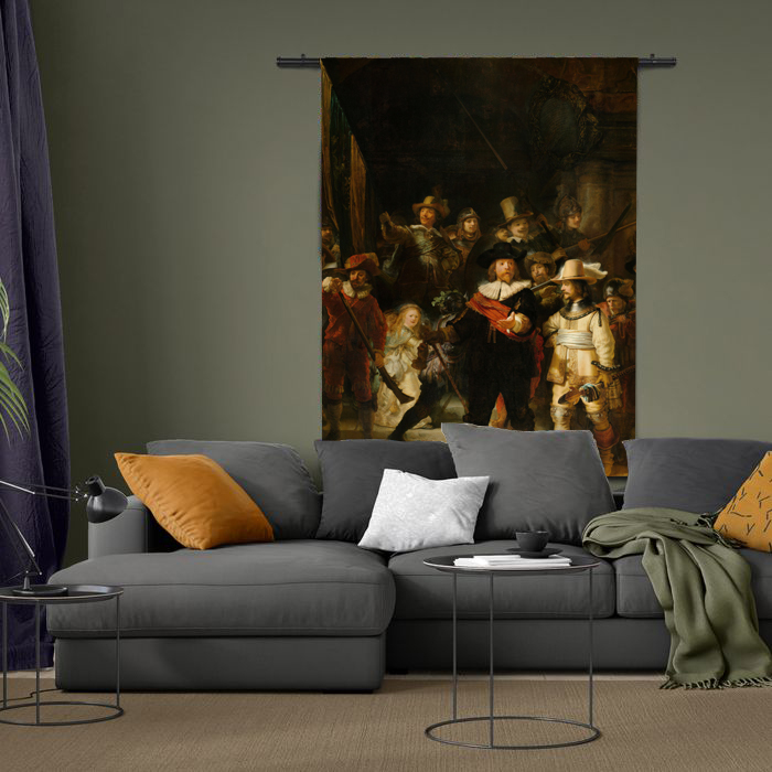 Wandkleed Nachtwacht